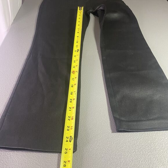 NWOT TUCKERNUCK Ashford Pants Wax Shimmer Kick Ankle Stretch Womens S Black - Picture 7 of 10